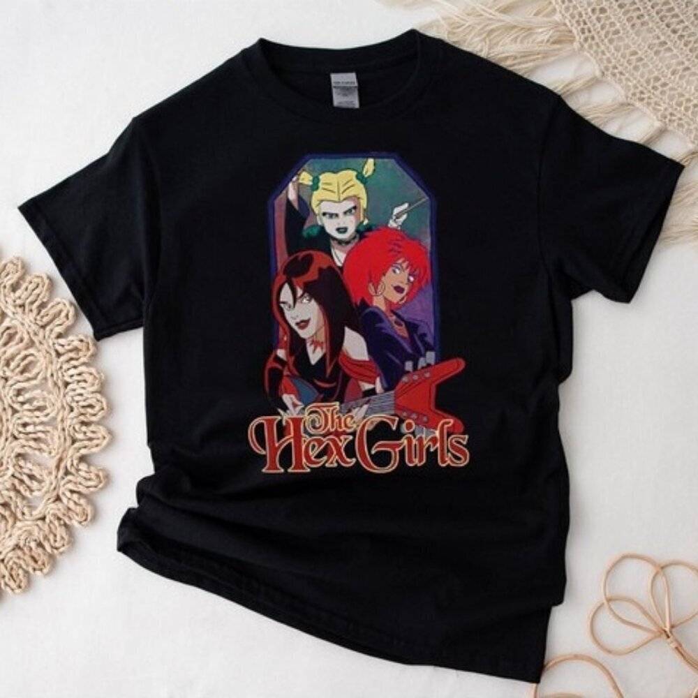 The Hex Girls Rock Band T-Shirt Hex Girls 2024 Music Tour Fan Gift Graphic Tee.